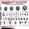 Service Caster 5'' Black Poly Swivel 1-1/8'' Expanding Stem Caster Total Lock Brake SCC-EXTTL20S514-PPUB-BLK-118 - alternate 4